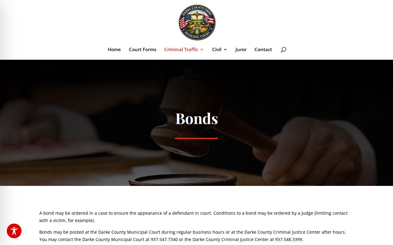 Darke County bond-out process for released inmates